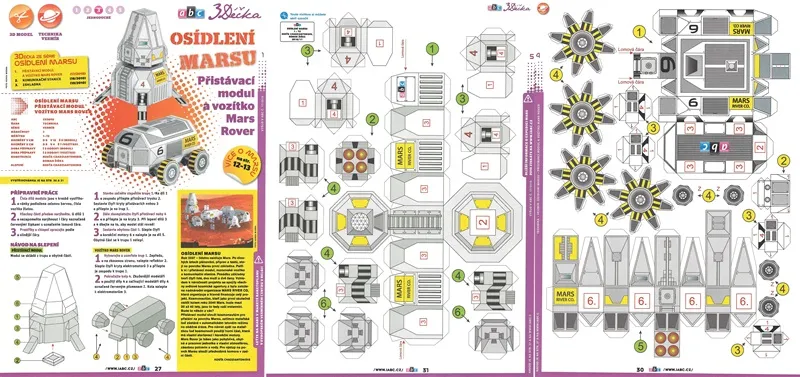 Osídlenie Marsu 113 Pristávací modul a vozítko Mars Rover